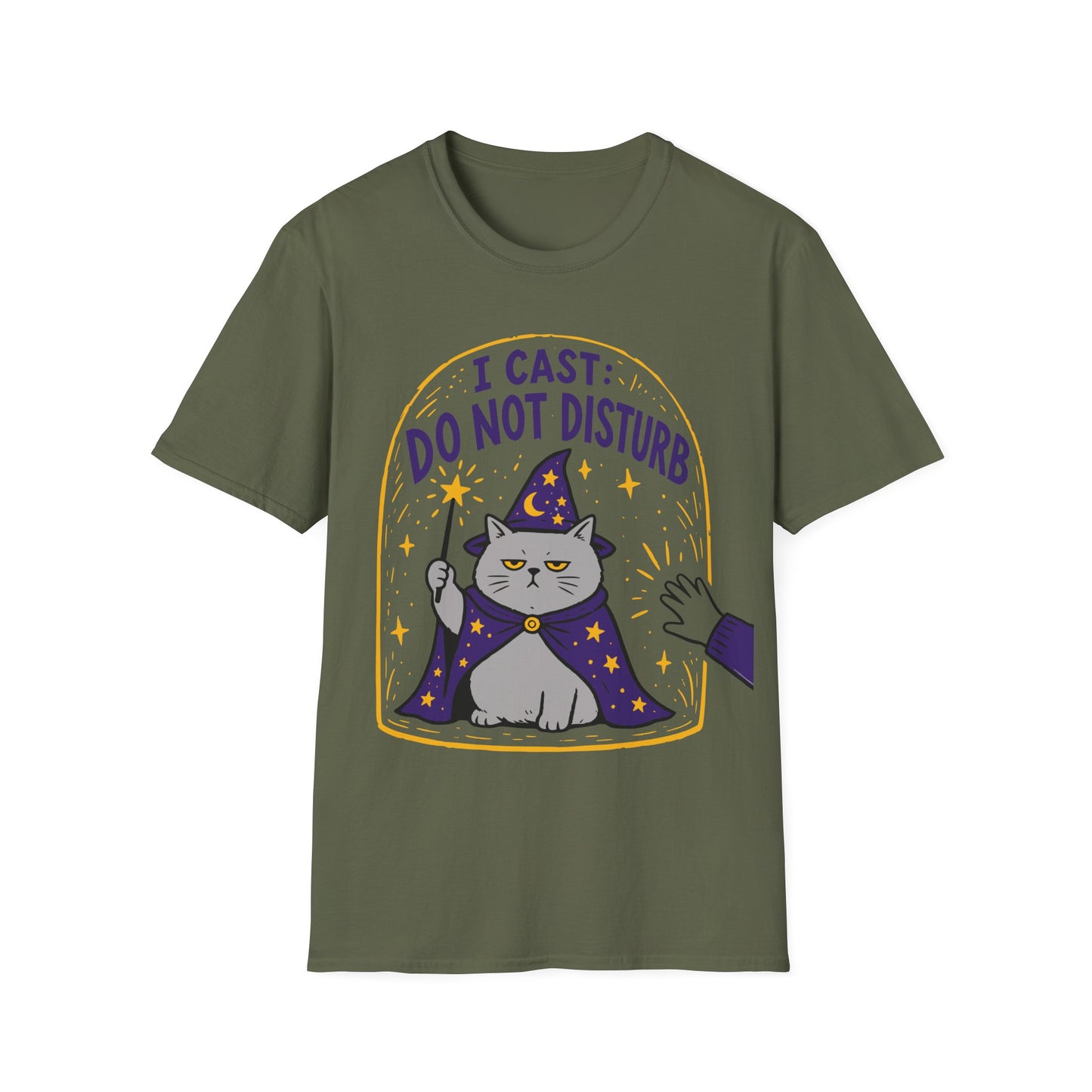I Cast Do Not Disturb Funny British Shorthair Wizard Cat T-Shirt