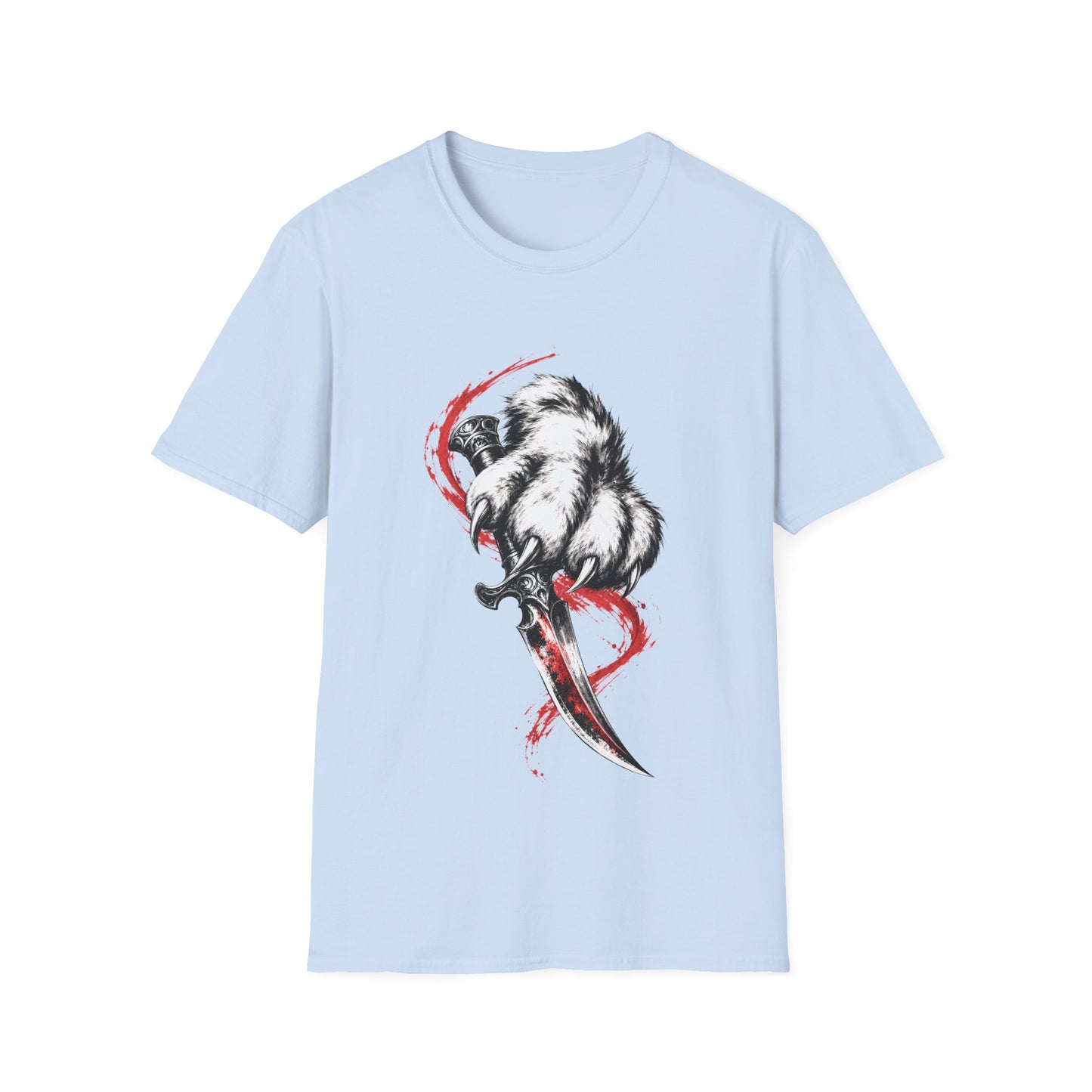 Razor Claw Dagger Maine Coon Warrior Cat T-Shirt