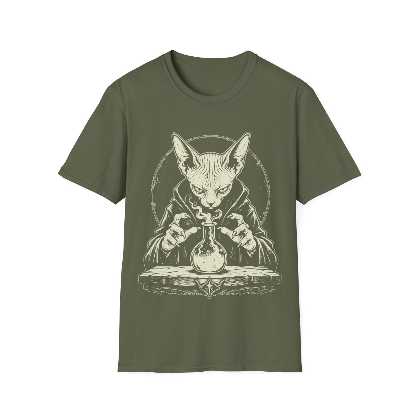 Mystic Alchemist Sphynx Cat T-Shirt