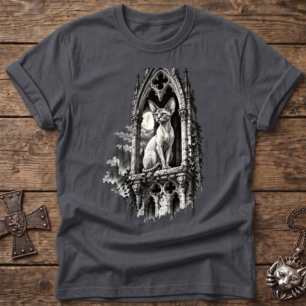 Gothic Devon Rex T-Shirt