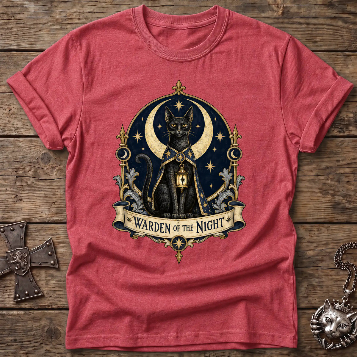 Night Warden Cat T-Shirt
