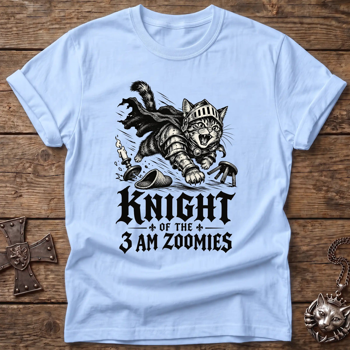 3 AM Zoomies Knight T-Shirt