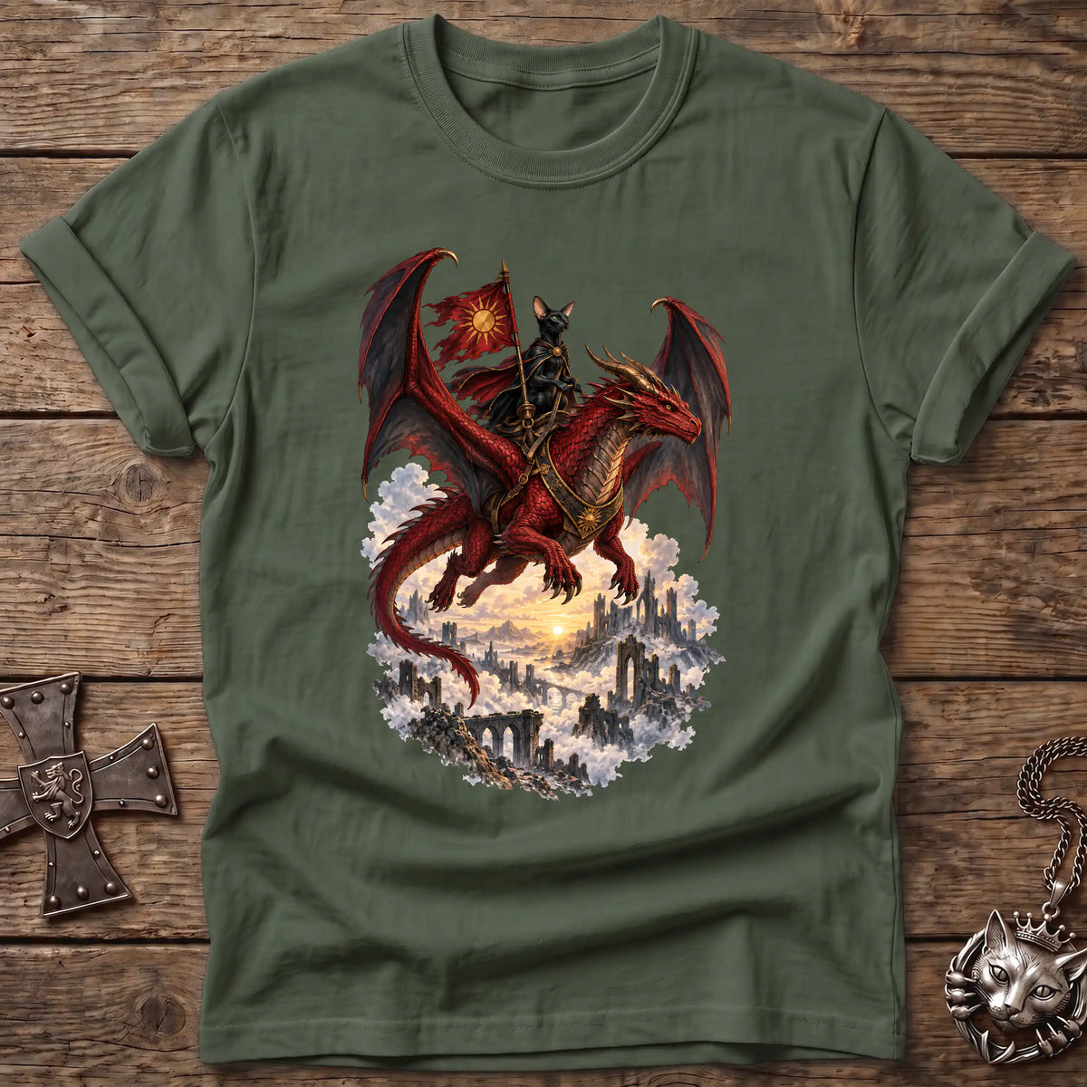 Red Dragon Oriental Shorthair T-Shirt