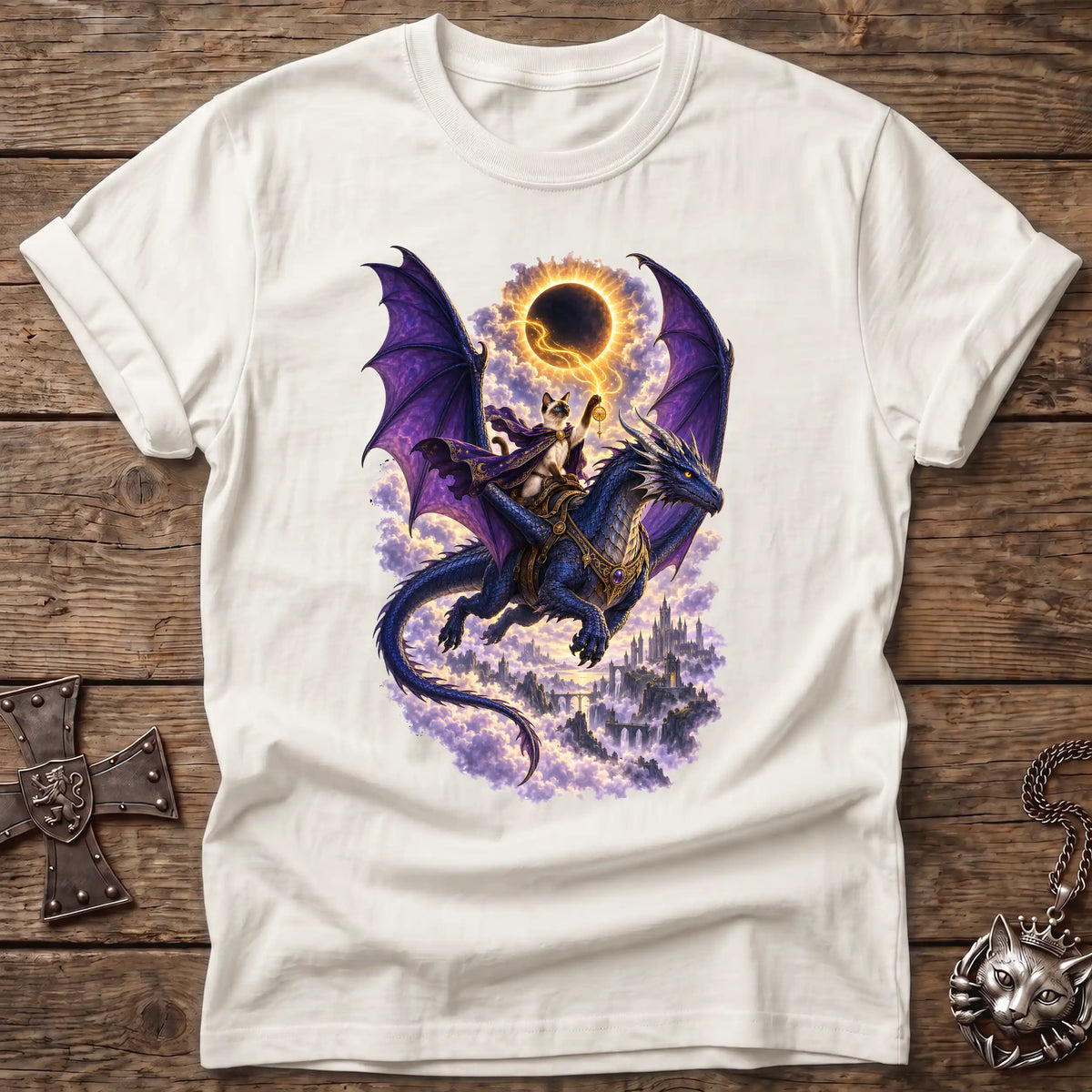 Siamese Eclipse Dragon Rider T-Shirt