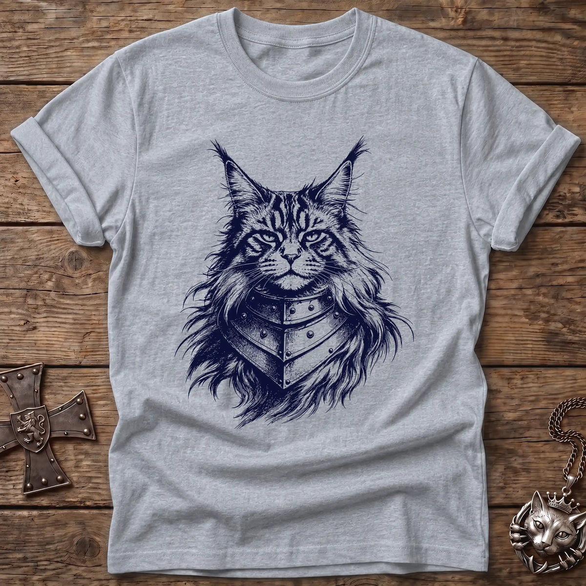 Armored Maine Coon T-Shirt