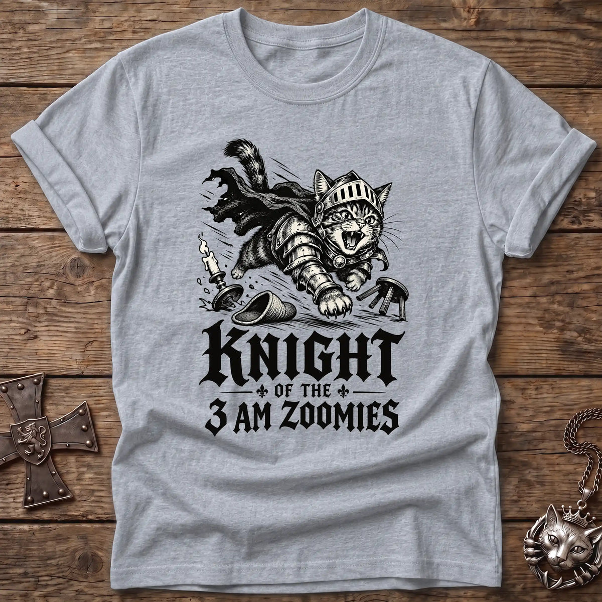 3 AM Zoomies Knight T-Shirt
