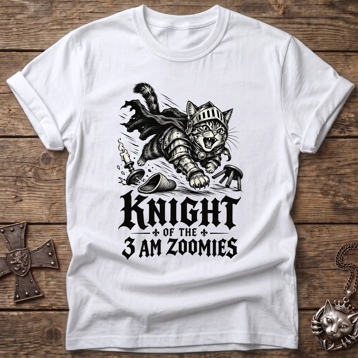 3 AM Zoomies Knight T-Shirt