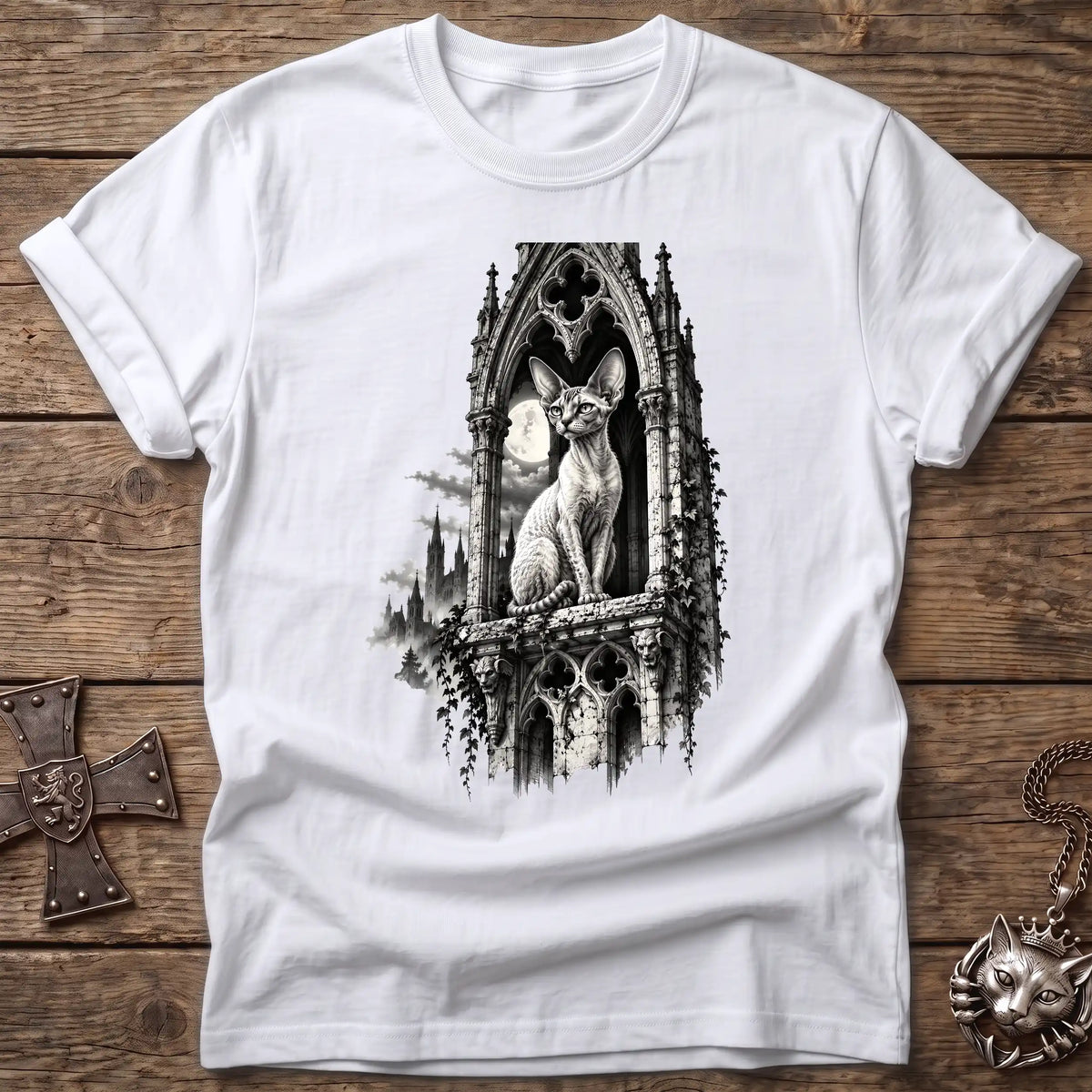 Gothic Devon Rex T-Shirt