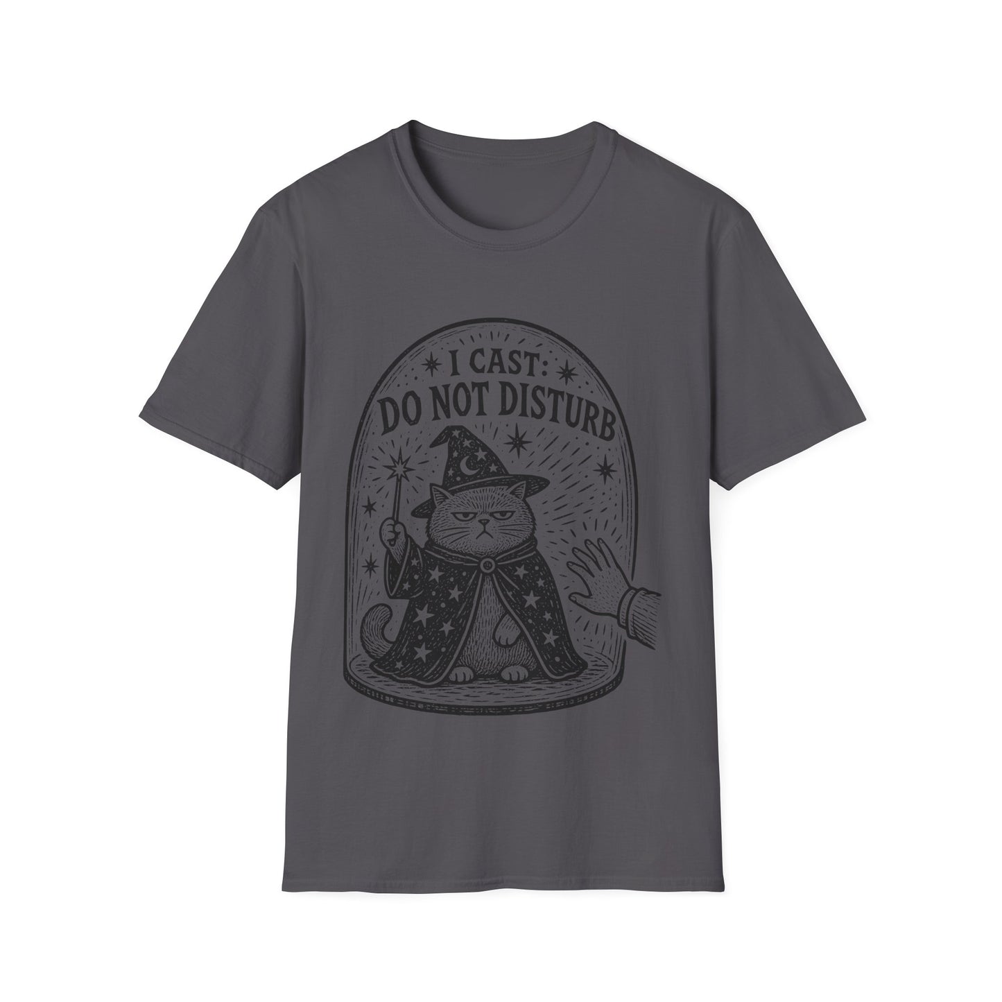I Cast Do Not Disturb Funny Wizard Cat T-Shirt
