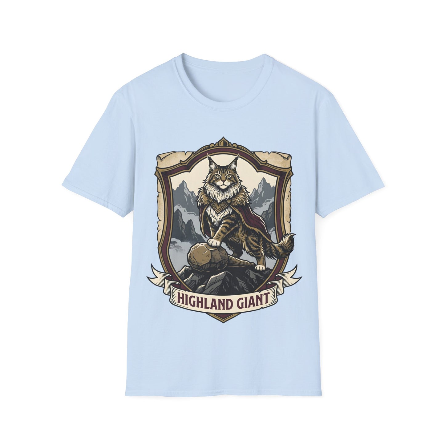 Highland Giant Maine Coon Cat T-Shirt