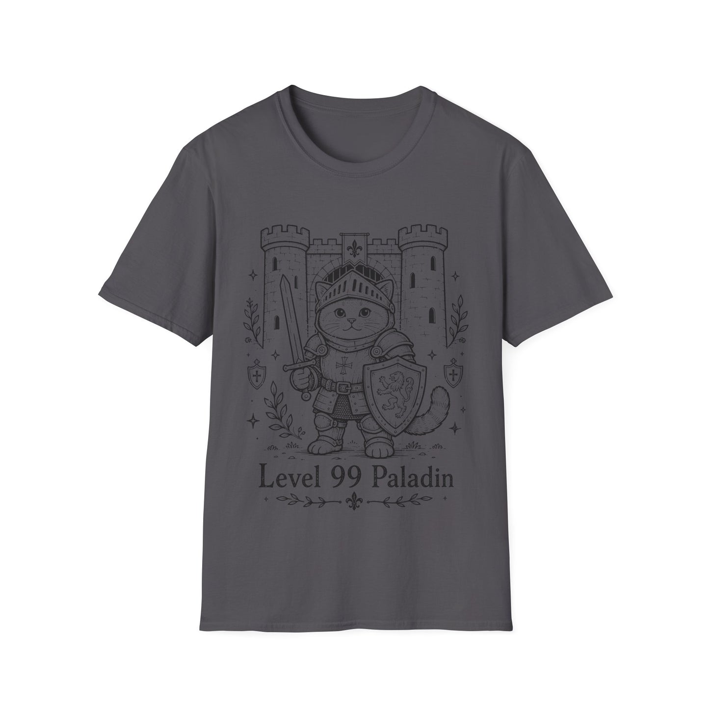 Level 99 Paladin Cat T-Shirt
