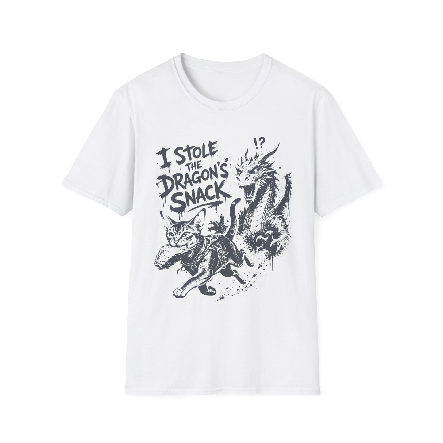 I Stole the Dragon’s Snack Funny Abyssinian Rogue Cat T-Shirt