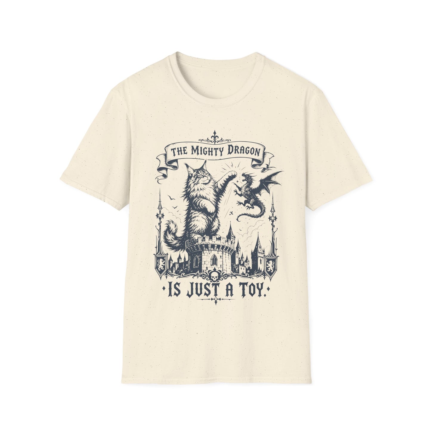 The Mighty Dragon Is Just a Toy Funny Maine Coon Cat T-Shirt
