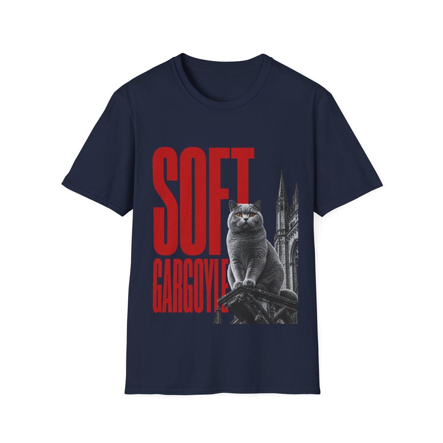 Soft Gargoyle Cat T-Shirt