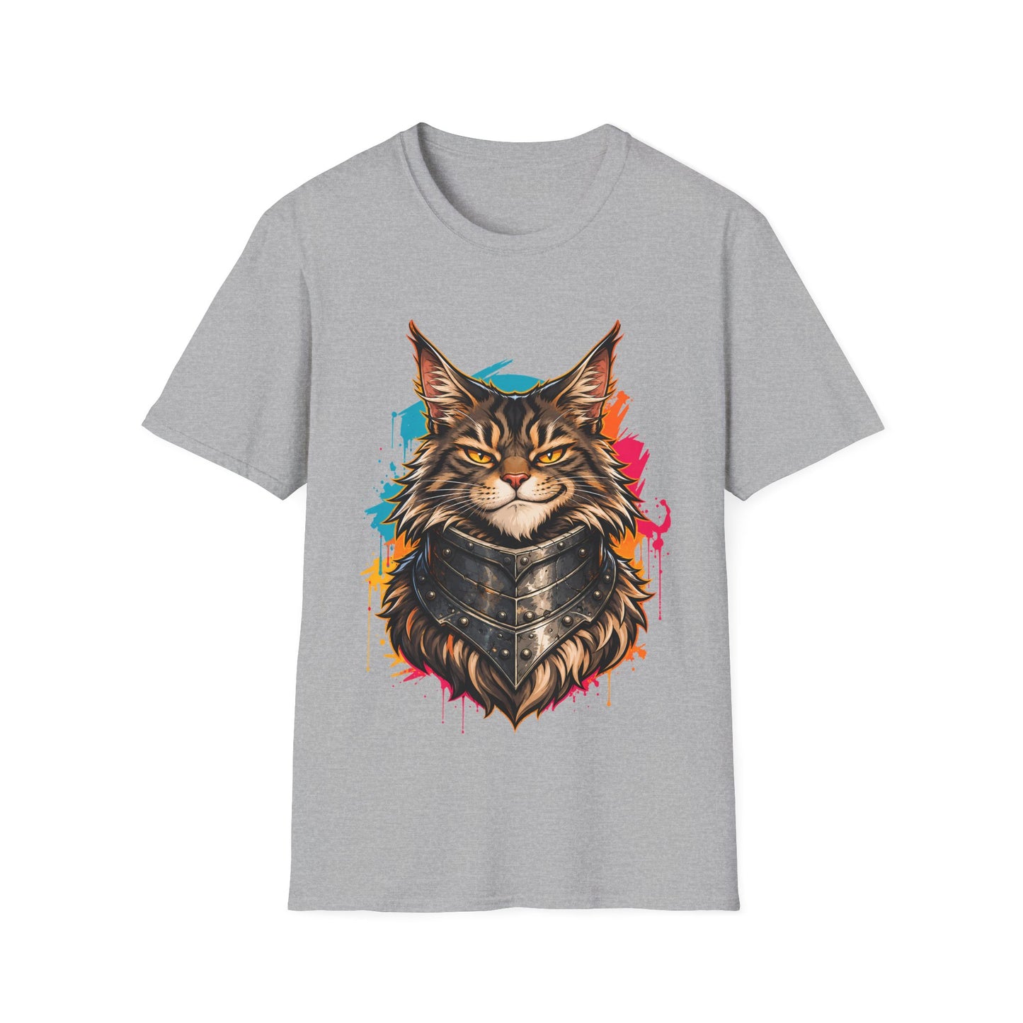 Battle Ready Maine Coon Warrior Cat T-Shirt