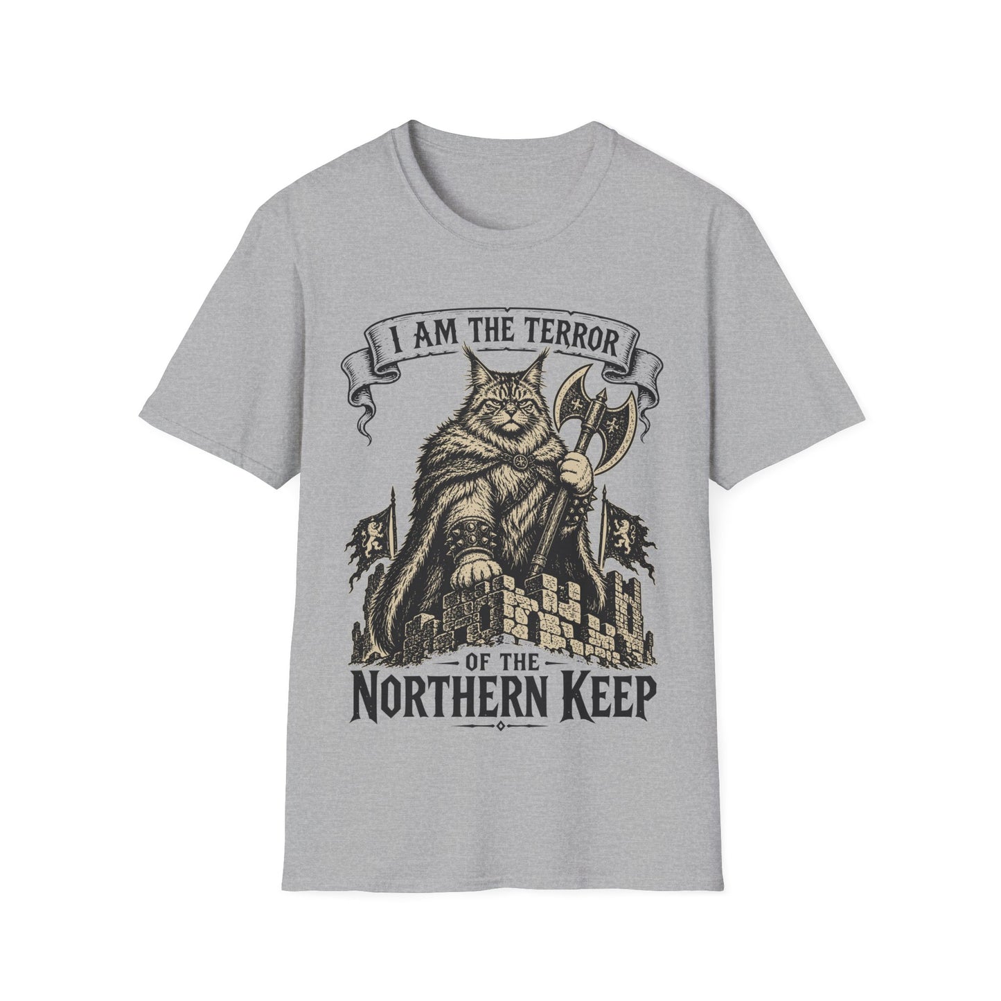 Northern Keep Maine Coon Warrior Cat T-Shirt