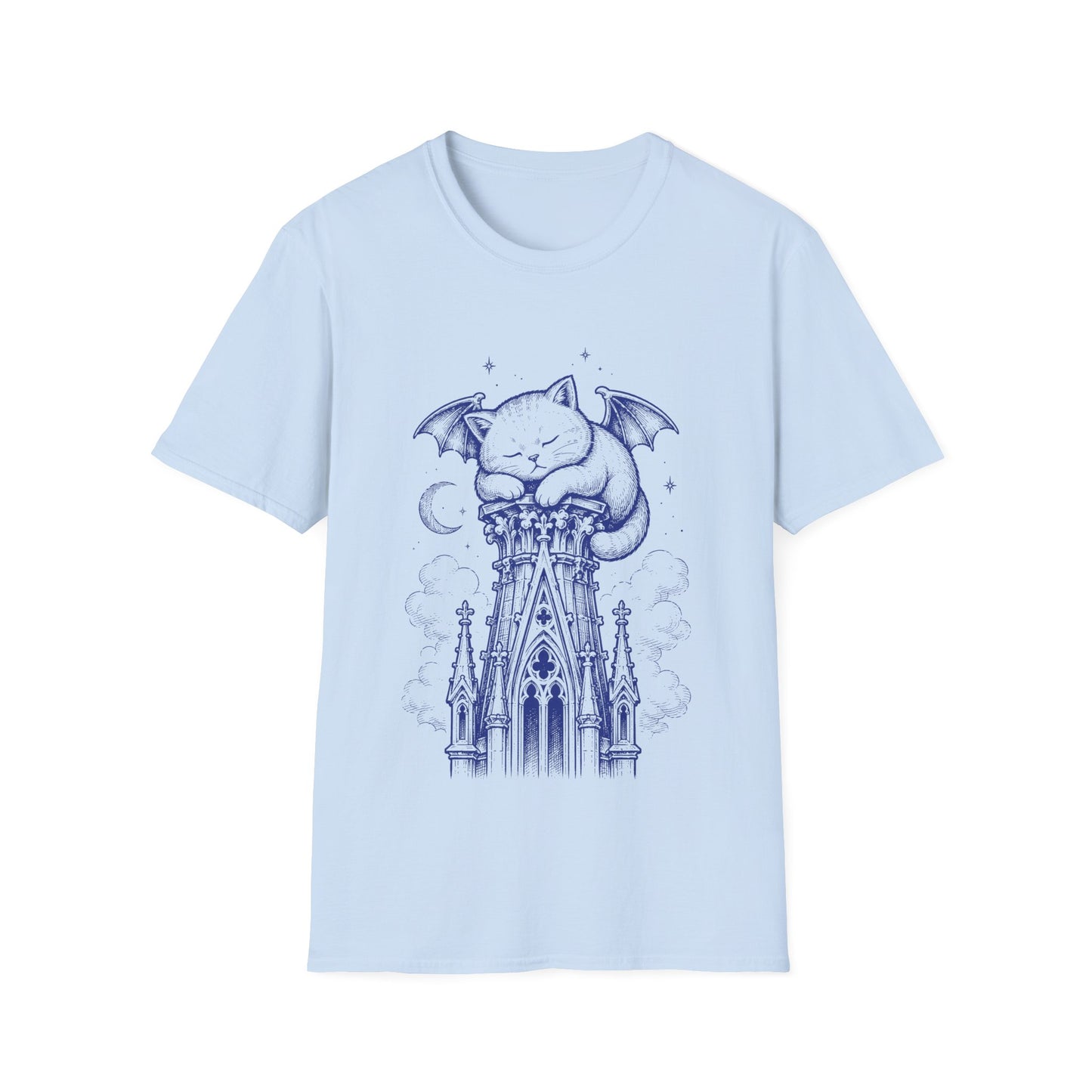 Moonlit Cathedral Guardian T-Shirt