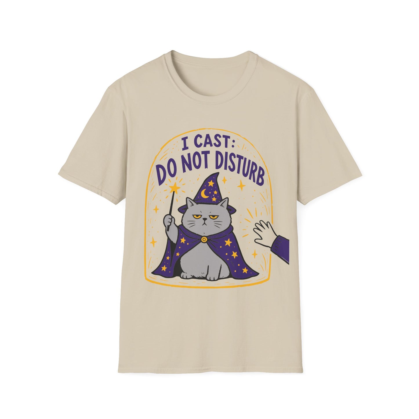 I Cast Do Not Disturb Funny British Shorthair Wizard Cat T-Shirt