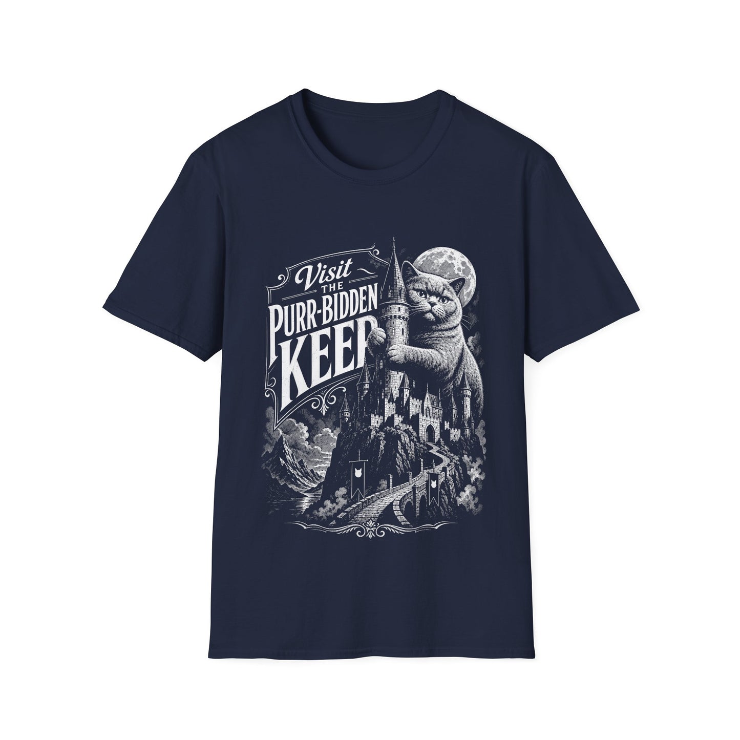 Visit the Purr-Bidden Keep Vintage T-Shirt
