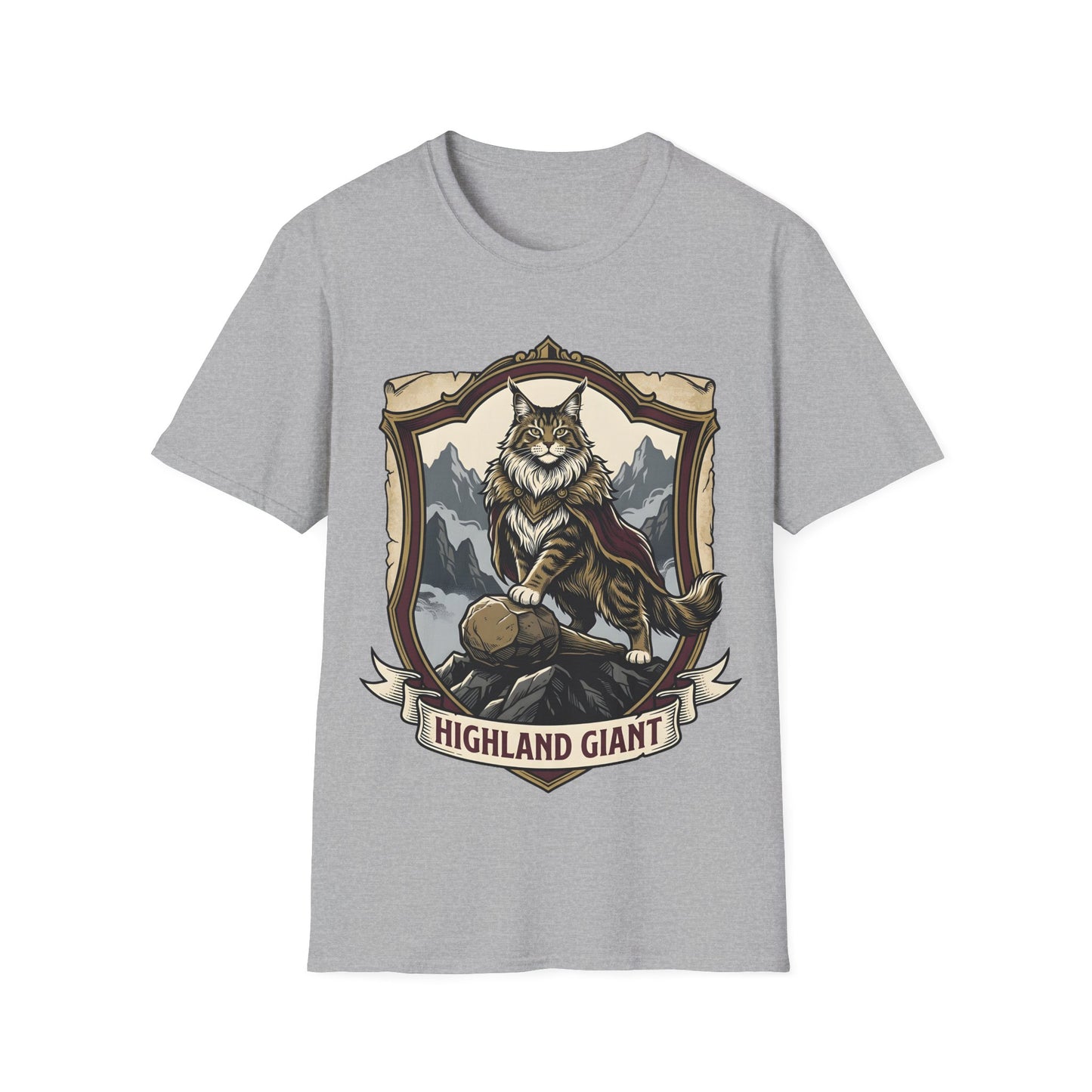 Highland Giant Maine Coon Cat T-Shirt