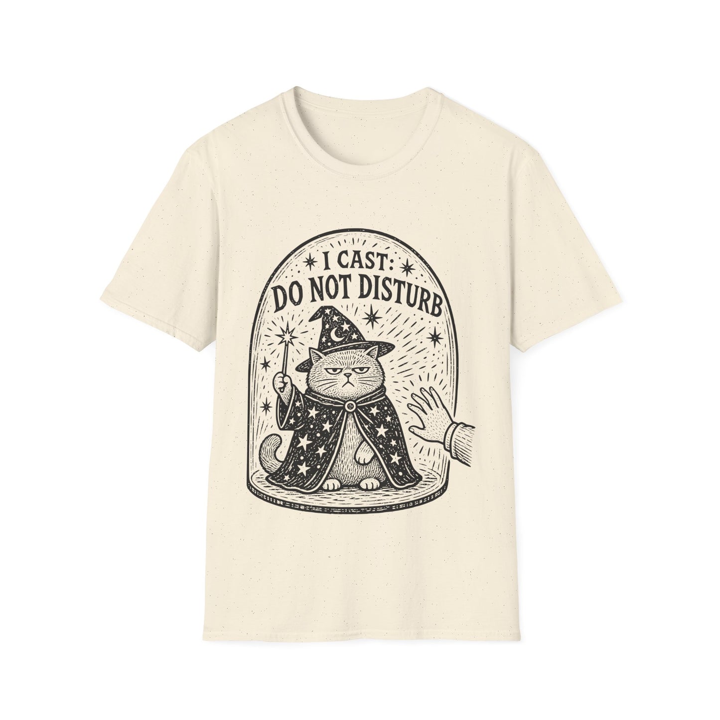 I Cast Do Not Disturb Funny Wizard Cat T-Shirt