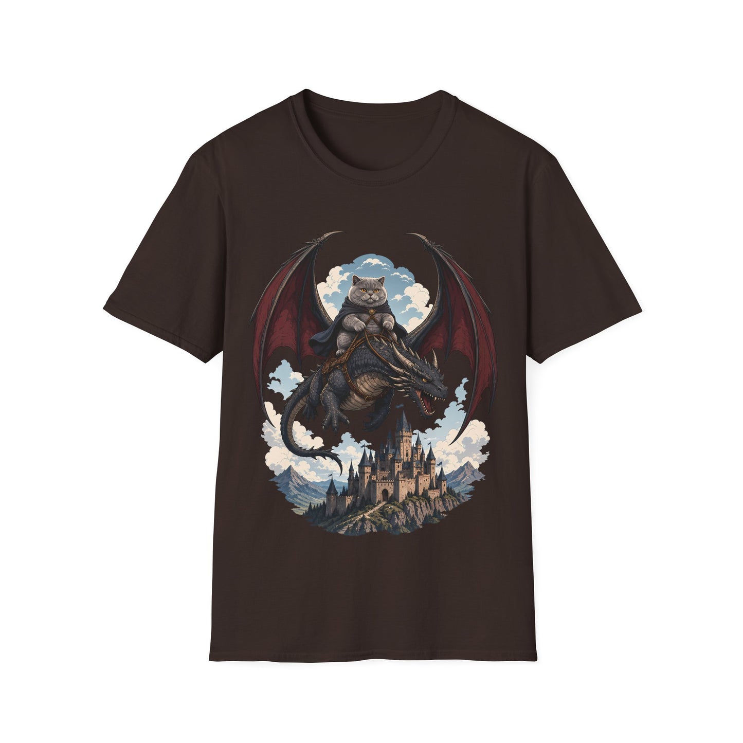 Dragon Rider Cat T-Shirt