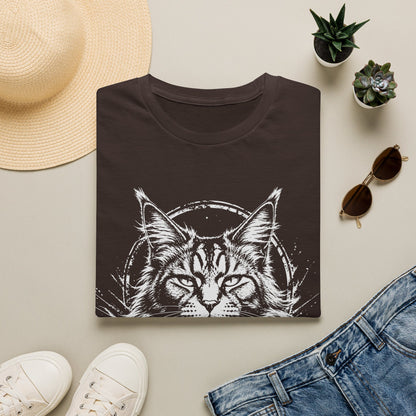Armored Maine Coon Warrior Cat T-Shirt