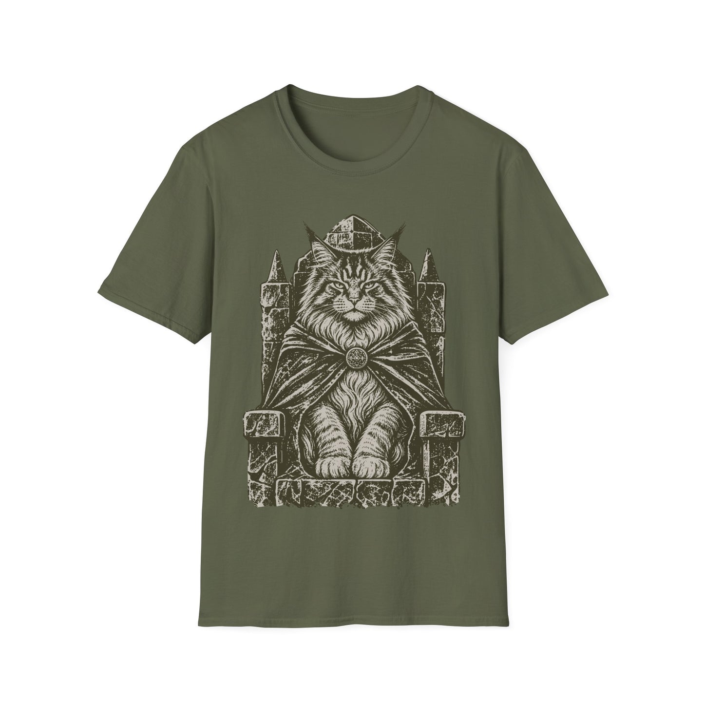 Lord of the Northern Keep Maine Coon Cat T-Shirt