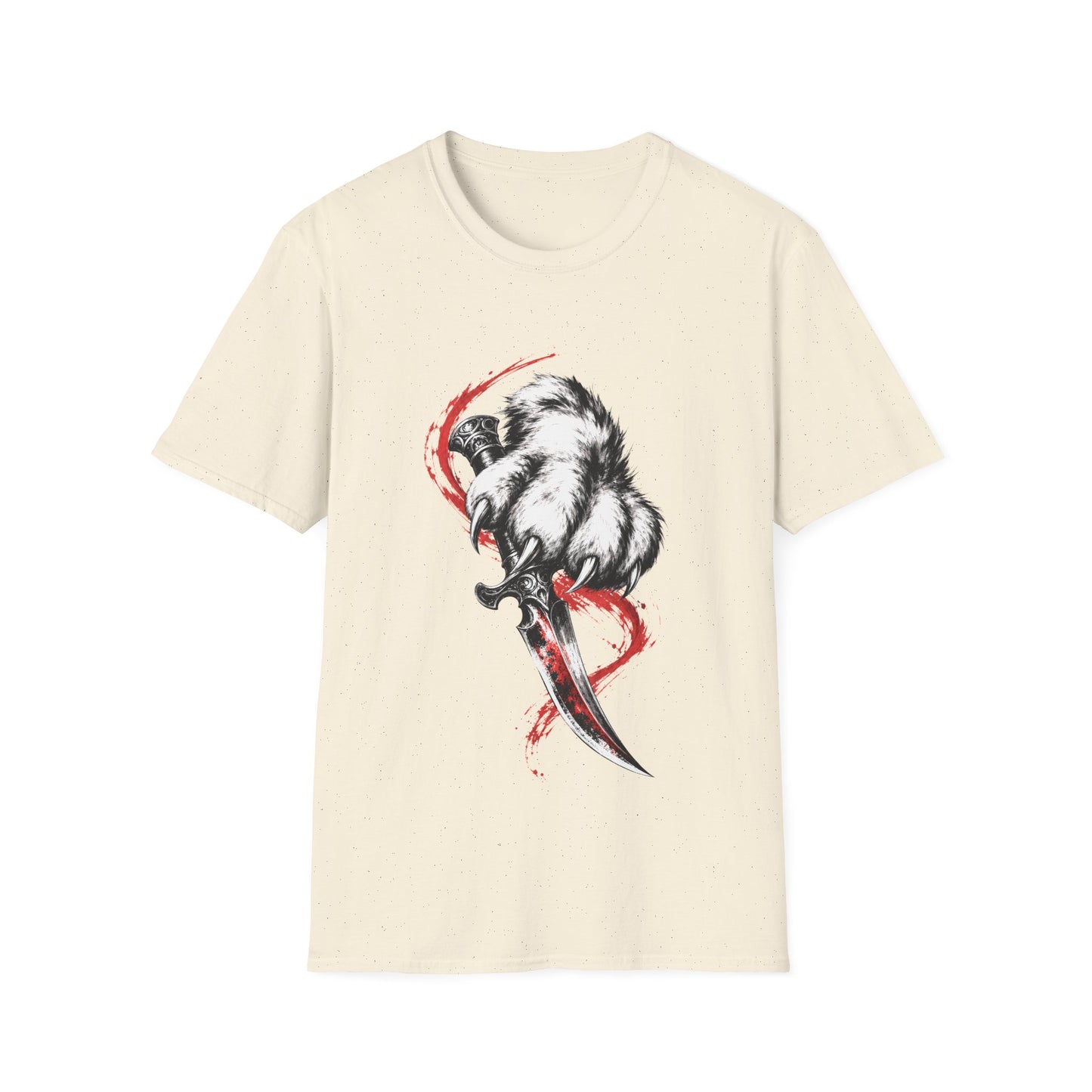 Razor Claw Dagger Maine Coon Warrior Cat T-Shirt