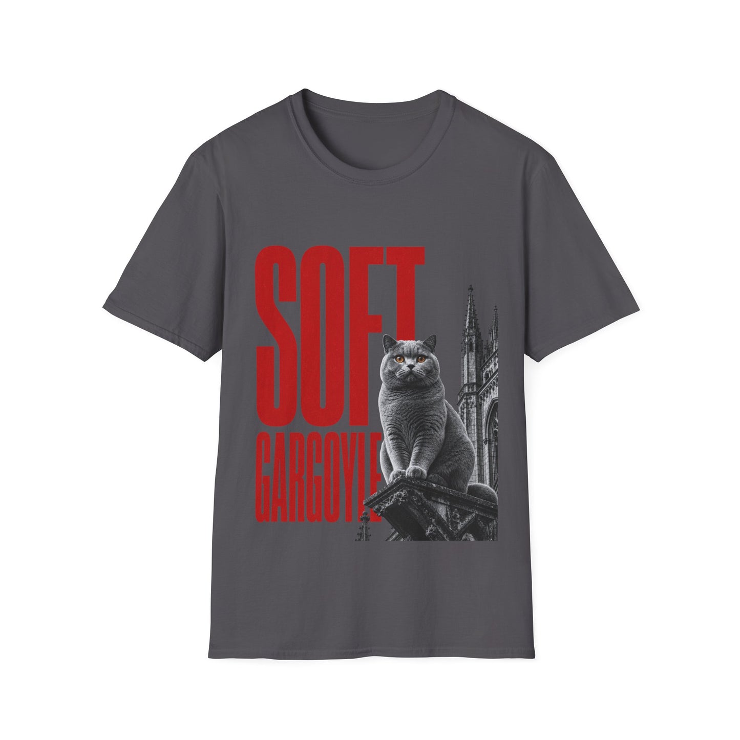 Soft Gargoyle Cat T-Shirt