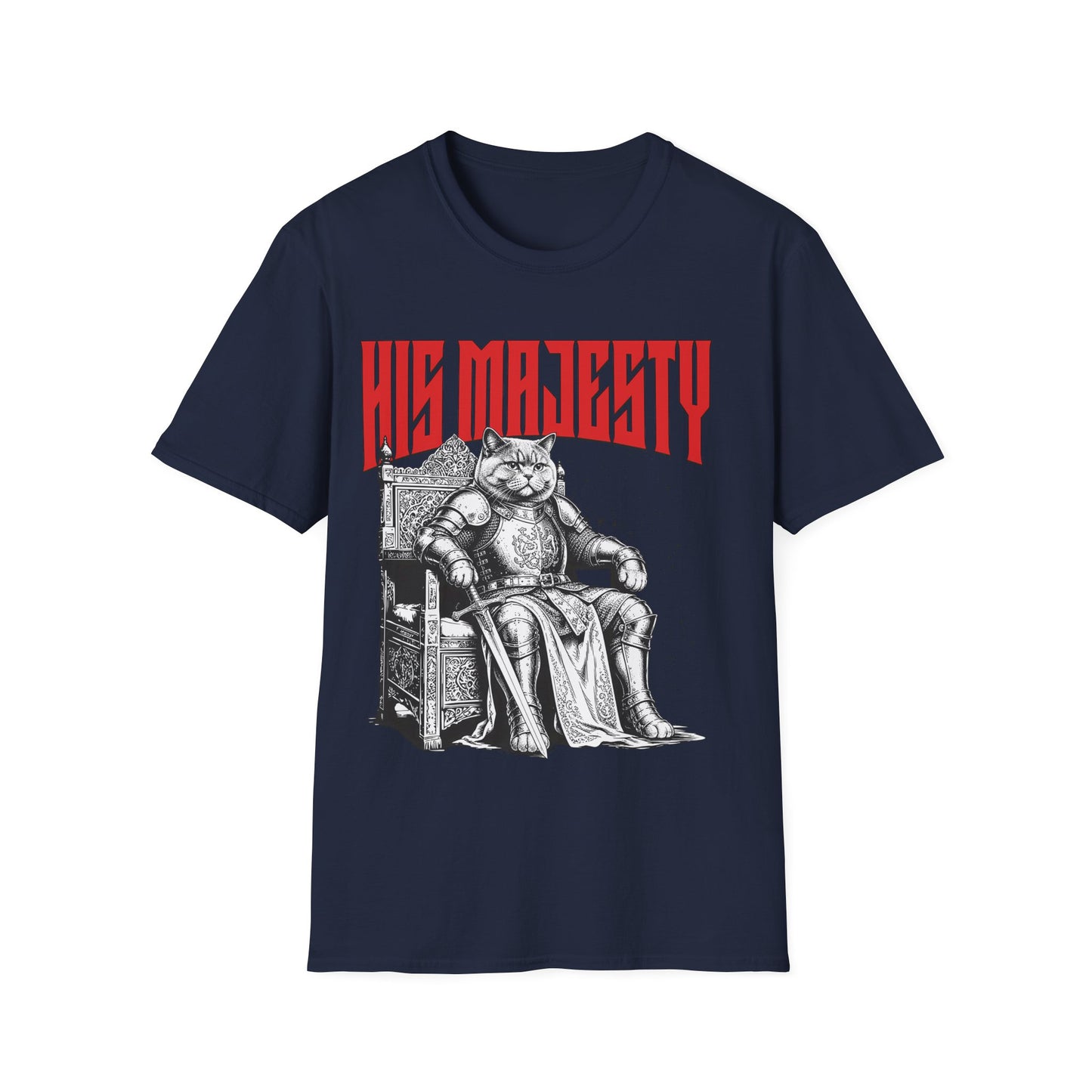 His Majesty Cat King T-Shirt