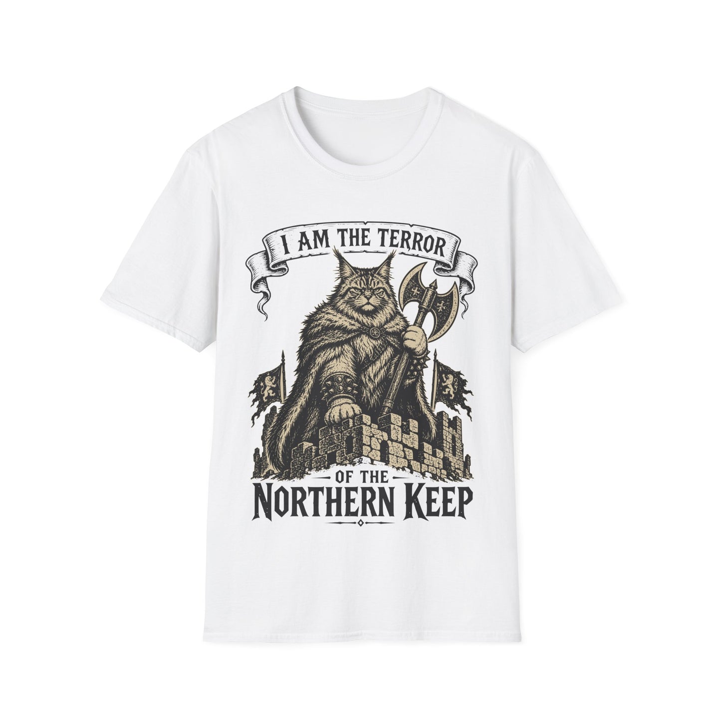 Northern Keep Maine Coon Warrior Cat T-Shirt