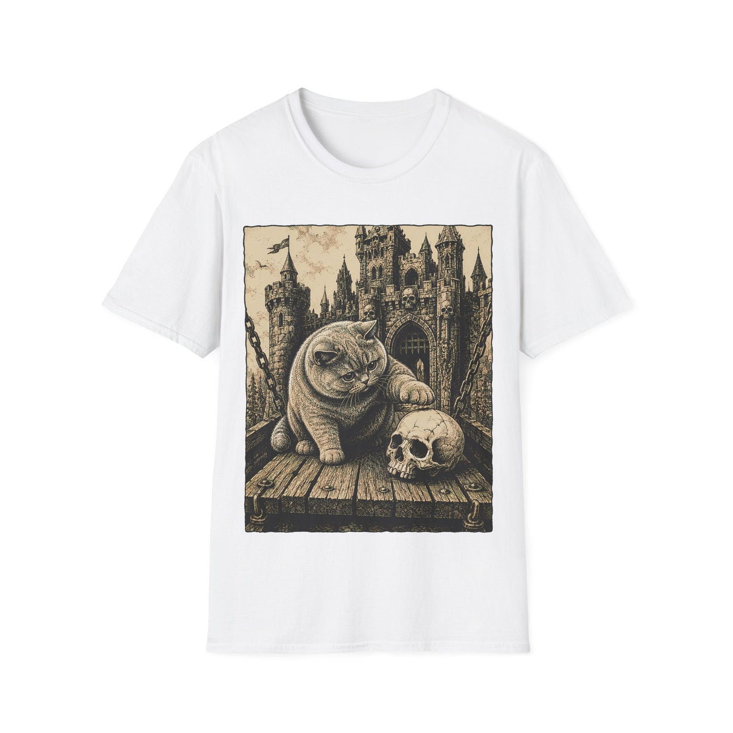 Castle of Bones Cat T-Shirt