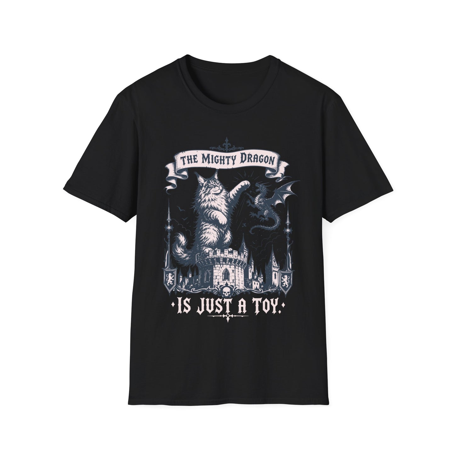 The Mighty Dragon Is Just a Toy Funny Maine Coon Cat T-Shirt