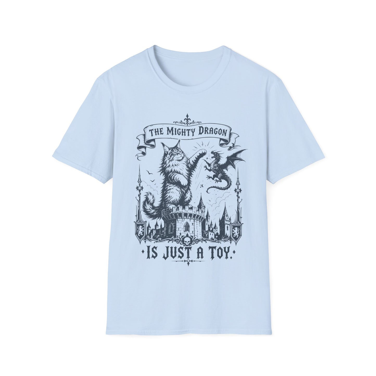 The Mighty Dragon Is Just a Toy Funny Maine Coon Cat T-Shirt