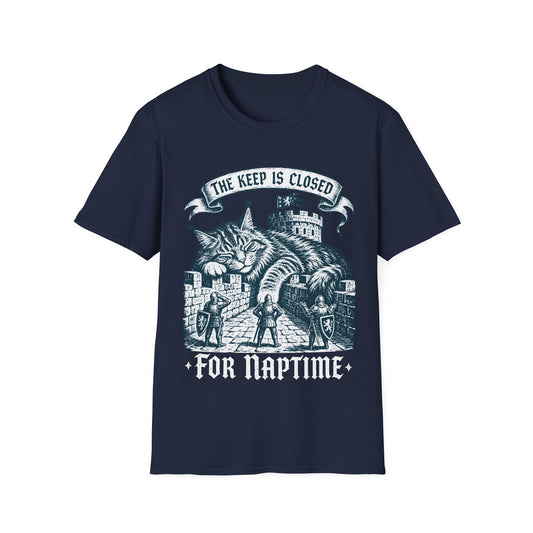 The Keep Is Closed for Naptime Funny Maine Coon Castle Cat T-Shirt