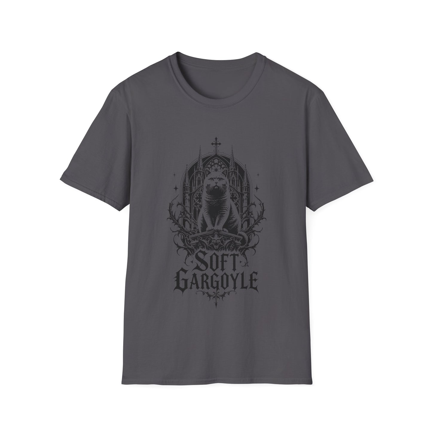 Soft Gargoyle Gothic Cat T-Shirt