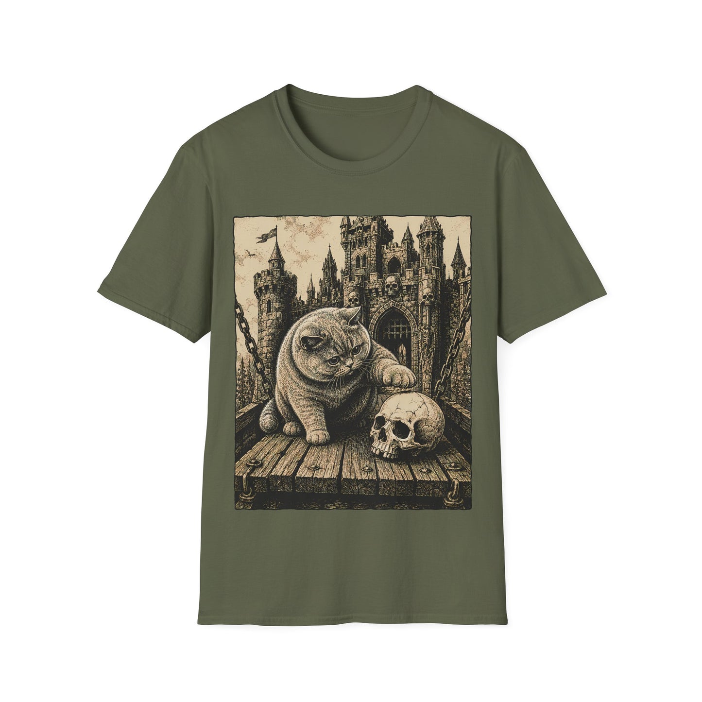 Castle of Bones Cat T-Shirt