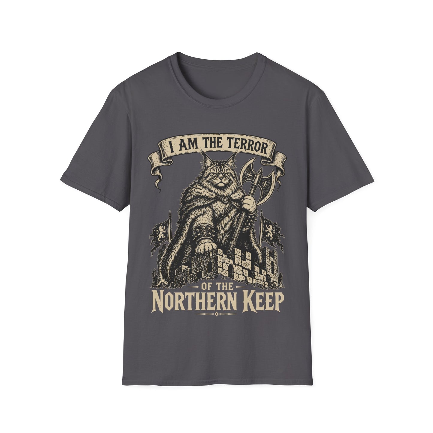 Northern Keep Maine Coon Warrior Cat T-Shirt