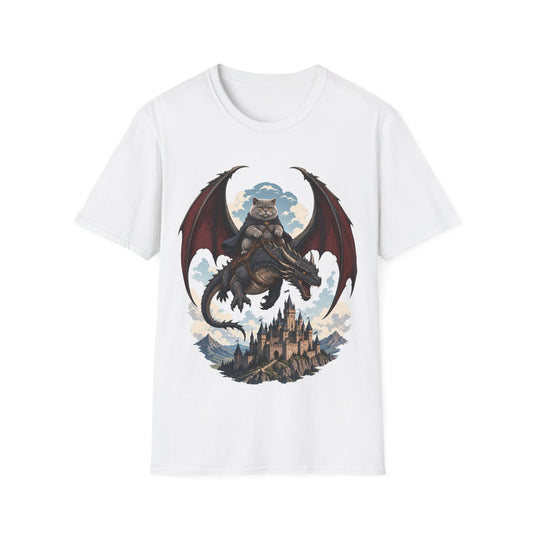 Dragon Rider Cat T-Shirt