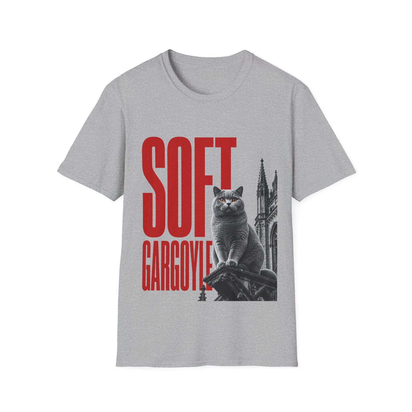 Soft Gargoyle Cat T-Shirt