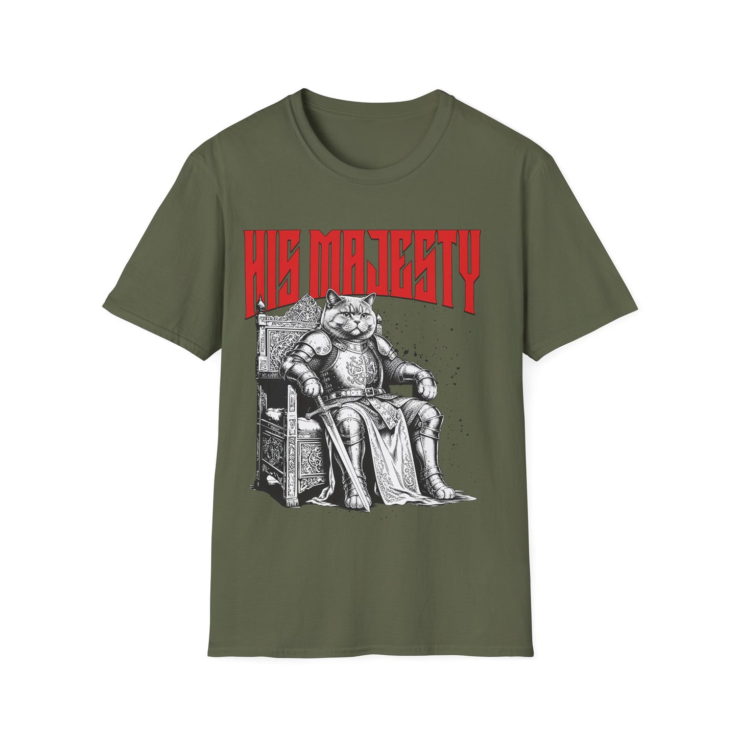 His Majesty Cat King T-Shirt