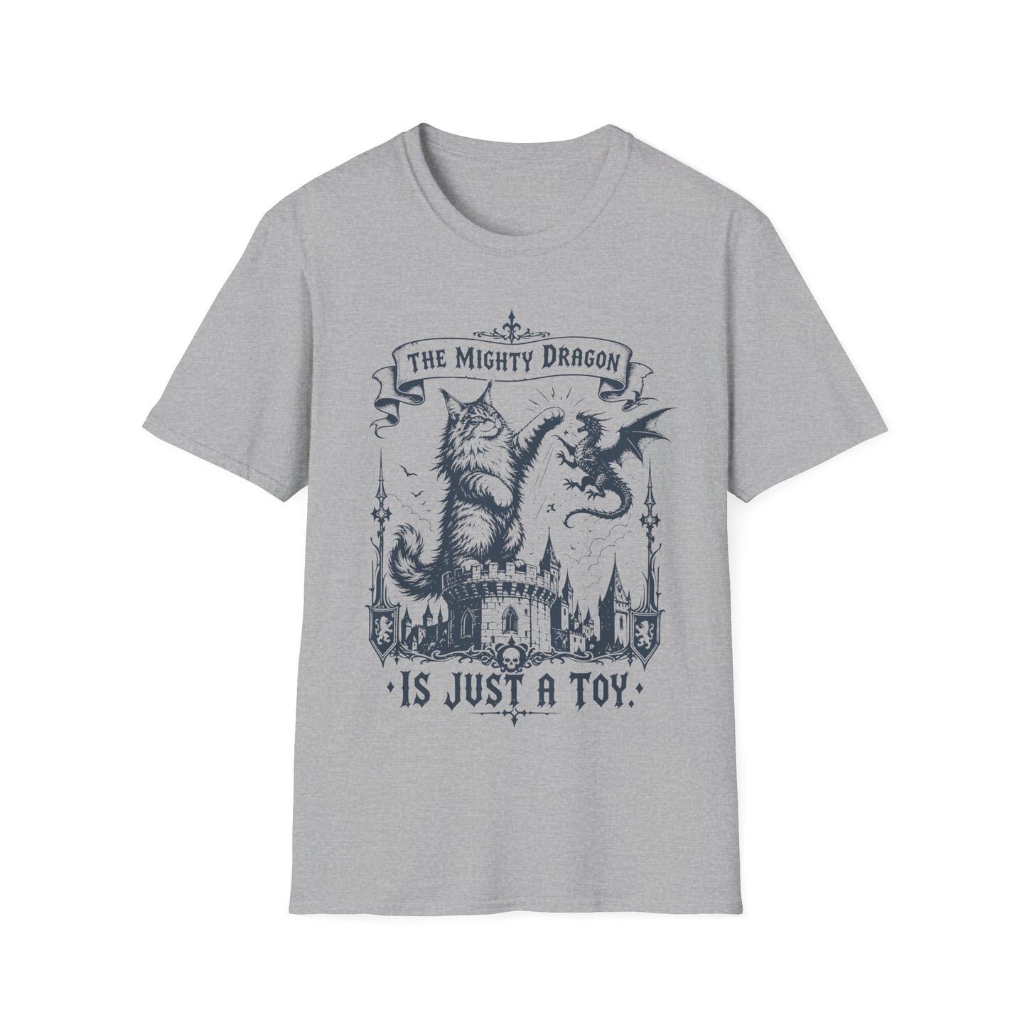 The Mighty Dragon Is Just a Toy Funny Maine Coon Cat T-Shirt