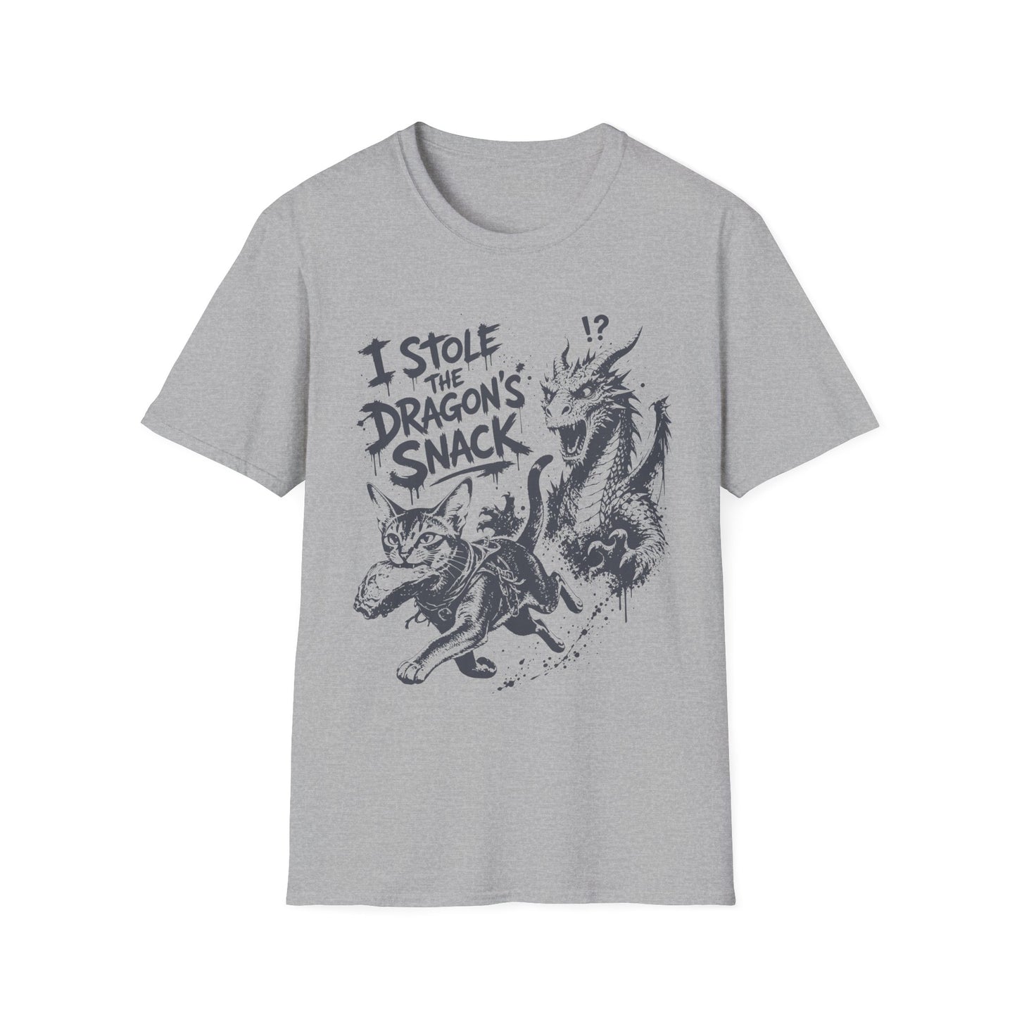 I Stole the Dragon’s Snack Funny Abyssinian Rogue Cat T-Shirt