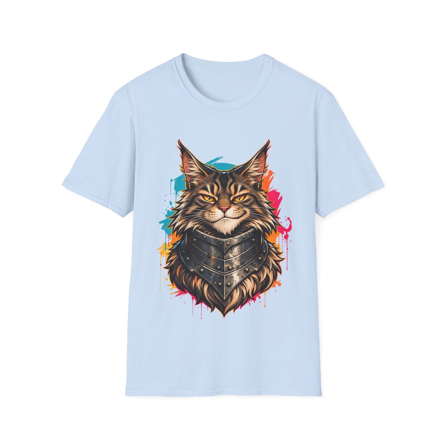Battle Ready Maine Coon Warrior Cat T-Shirt