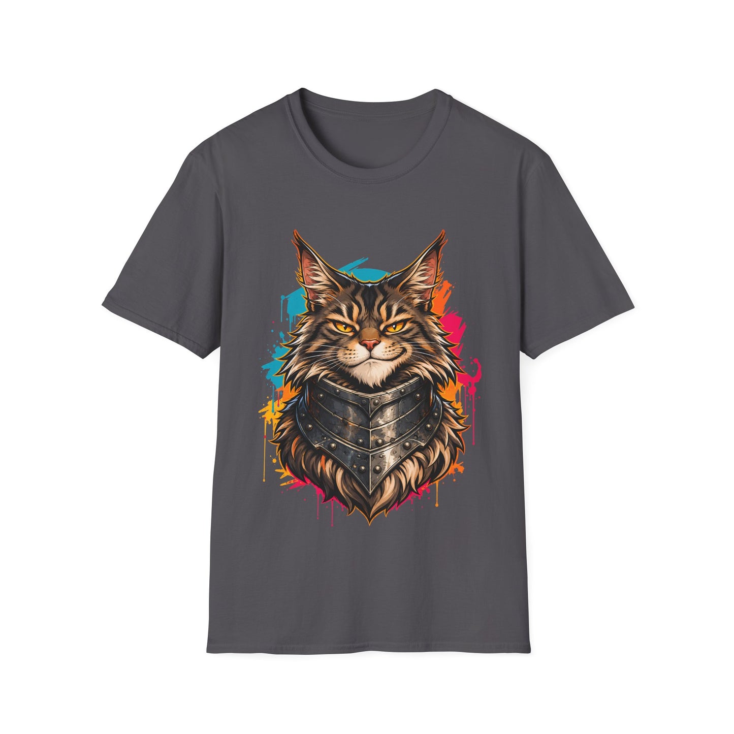 Battle Ready Maine Coon Warrior Cat T-Shirt