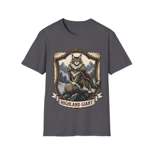 Highland Giant Maine Coon Cat T-Shirt