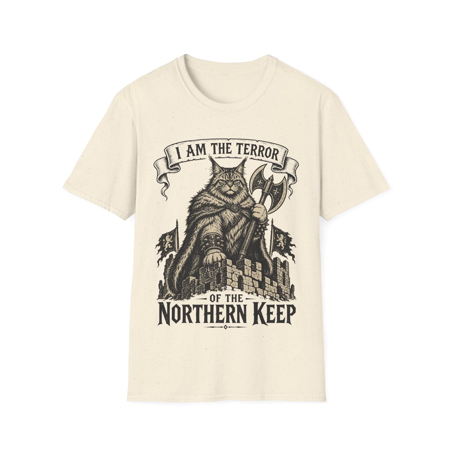 Northern Keep Maine Coon Warrior Cat T-Shirt