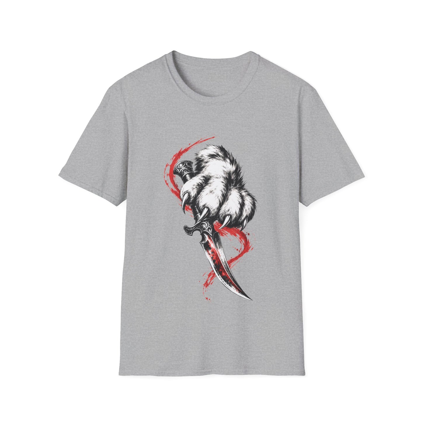 Razor Claw Dagger Maine Coon Warrior Cat T-Shirt
