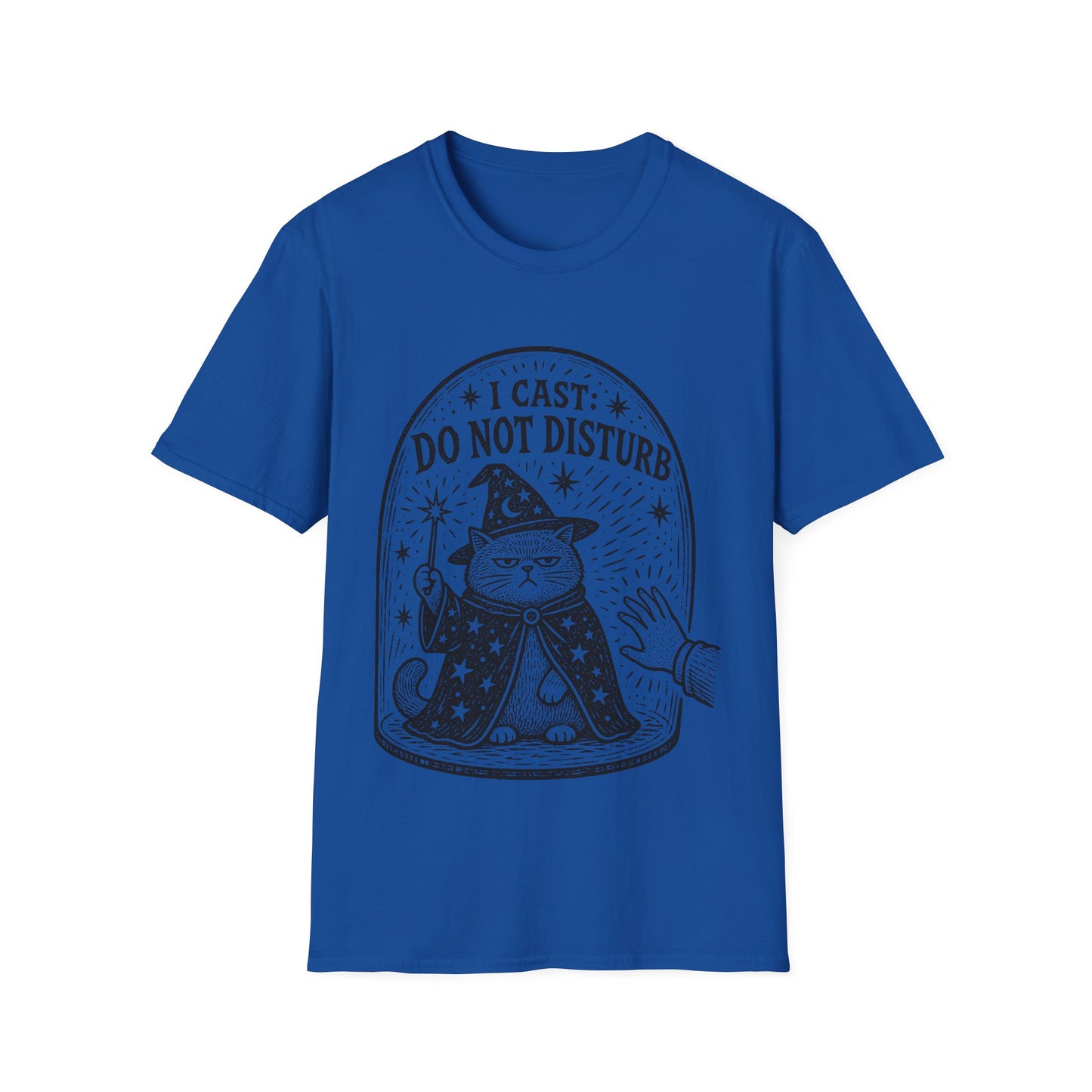 I Cast Do Not Disturb Funny Wizard Cat T-Shirt